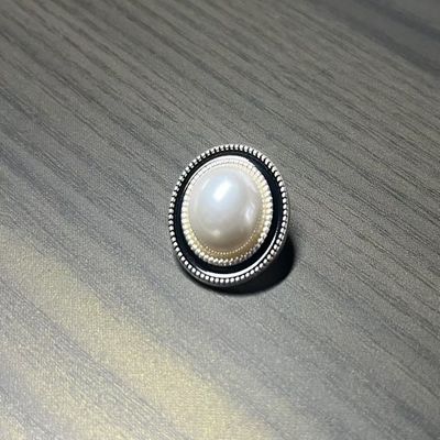 플라스틱 의류 액세서리 둥근 진주 버튼 여자 넥타이 카디건