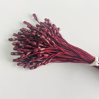 보르고뉴 ABS 폴리에스터 나일론 태그 고정 장치 루프 총알 모양의 Pendant
