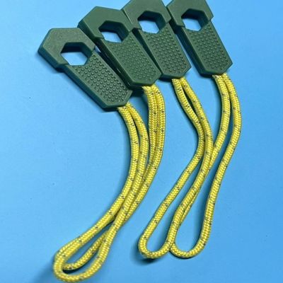 500Pcs 플라스틱 실리콘 점프 슈트 지퍼 도움 나일론 지퍼 당기는 옷