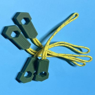 500Pcs 플라스틱 실리콘 점프 슈트 지퍼 도움 나일론 지퍼 당기는 옷