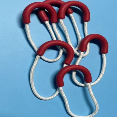 둥근 재사용 가능한 플라스틱 코드 지퍼 당기기 슬라이더 루프 날씨에 저항