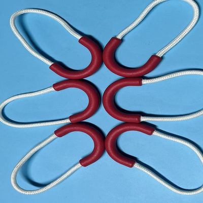 둥근 재사용 가능한 플라스틱 코드 지퍼 당기기 슬라이더 루프 날씨에 저항