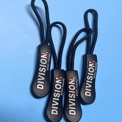 블랙 플라스틱 서식용 고무 나일론 지퍼 당겨줄 끈 OEM