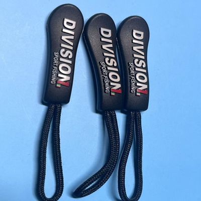 블랙 플라스틱 서식용 고무 나일론 지퍼 당겨줄 끈 OEM