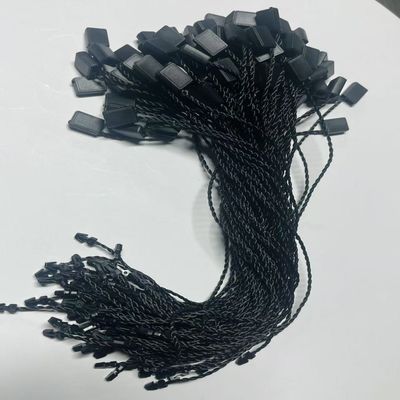 ODM 7 인치 직사각형 검은 플라스틱 태그 고정 끈 유연