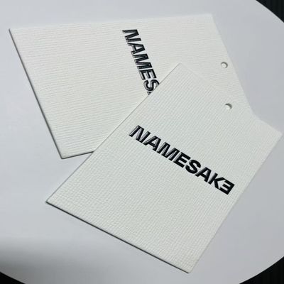 쓰기용 의류 의류 목걸이 태그 280gsm 브리스톨 보드 소매